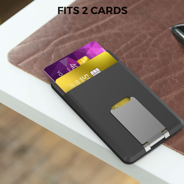 For IPhone 15 AhaStyle PT133-H Phone Magnetic Card Holder Stand Organizer Card Case, Magnetic Holder